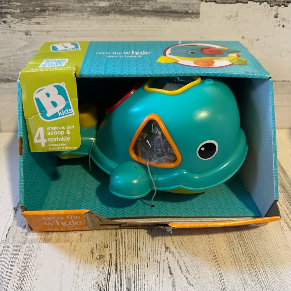 BKids Orca the Whale Bathtub Toy NEW